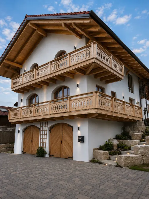 Holzbalkon
