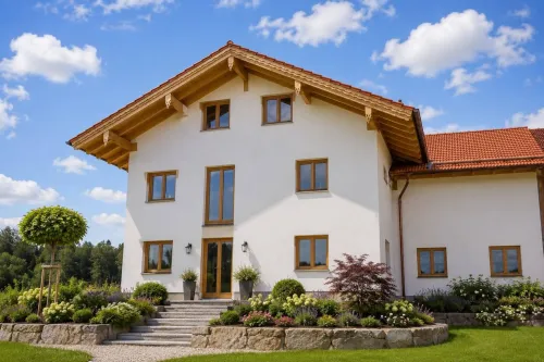 Gewerbehalle mit Privathaus