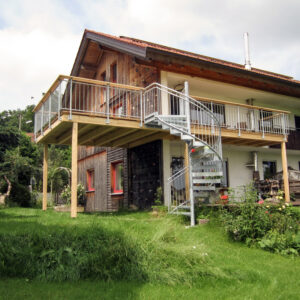 Anbaubalkon mit 2 Stützen