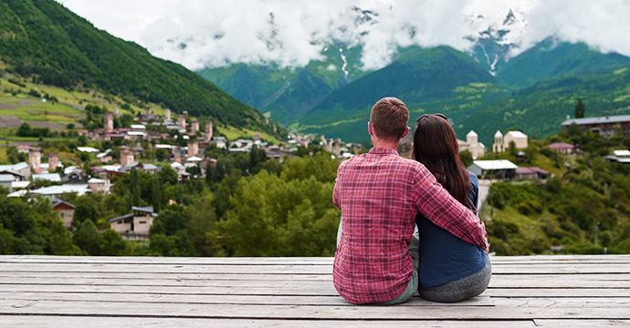 feng shui balkon berge land anschauen